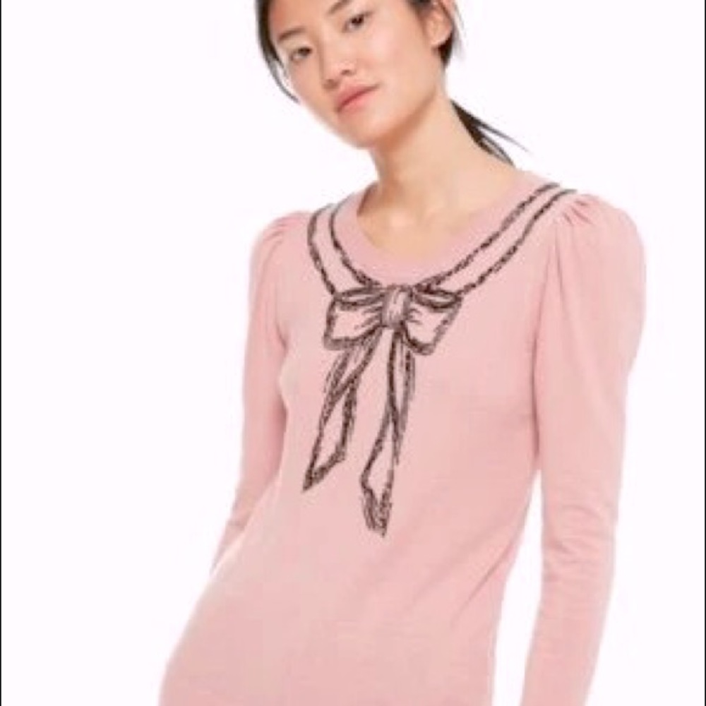 Kate Spade Bow Embellished Sweater